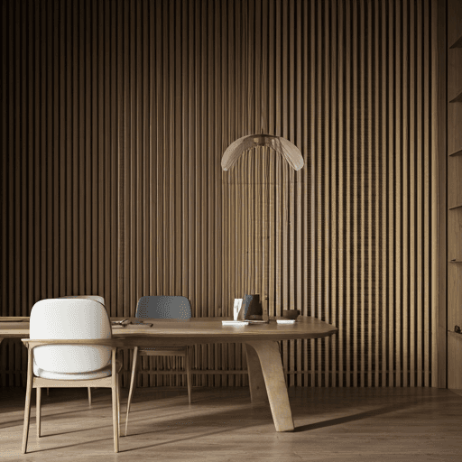 Modern high-end minimalist office interior